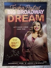 TRISHA PAYTAS SIGNED BIG BROADWAY DREAM POSTER CARD - BECKETT COA TRISHA PAYTAS SIGNED BIG BROADWAY DREAM POSTER CARD - BECKETT COA