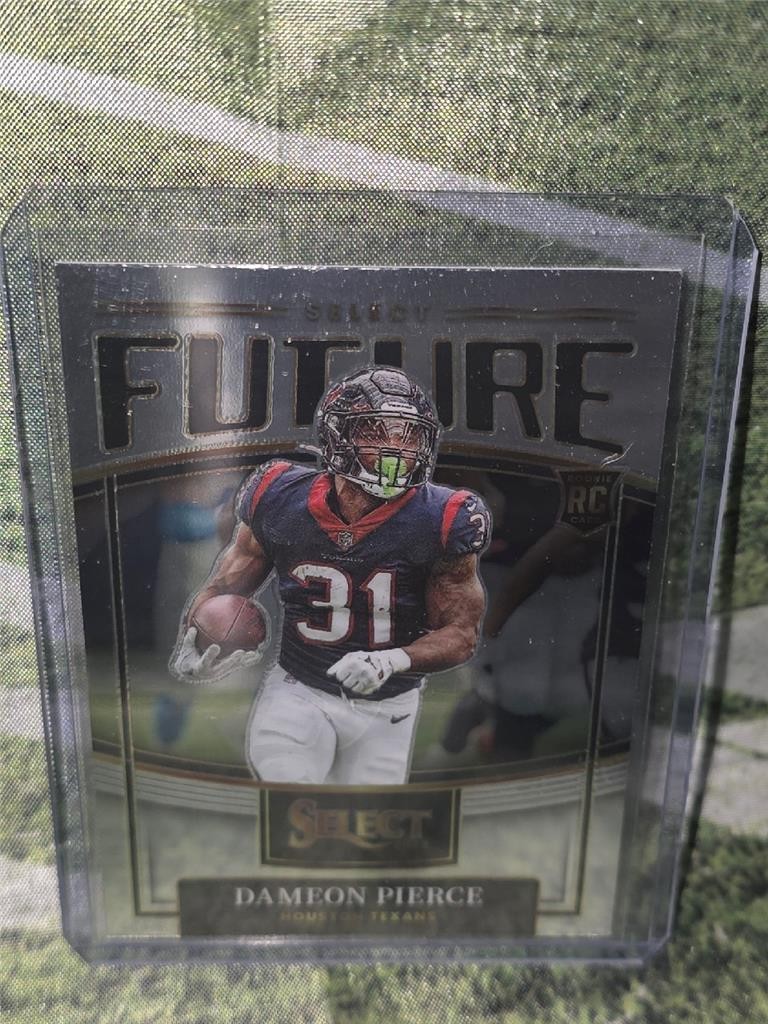 2022 Select Football Dameon Pierce Select Future RC #SF-13 Houston Texans RC