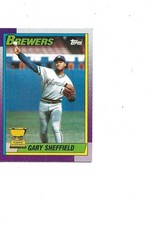 1990 TOPPS ALL STAR ROOKIE CUP BREWERS GARY SHEFFIELD