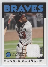 2021 Topps 1986 Baseball Relics Ronald Acuna Jr Acuña #86R-RA 0f52