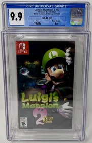 CGC Graded Luigi's Mansion 2 HD NEW Nintendo Switch (1019818007, 9.9 A++)
