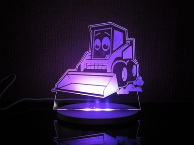 Tulio Bulldozer Dream Light Front End Loader Construction Night Light w/ Remote