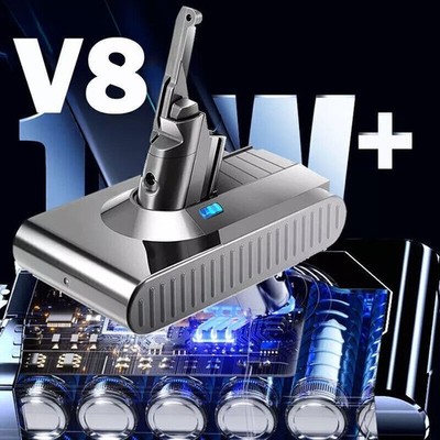 9Ah For Dyson V8 Battery Absolute,Animal,Motorhead,Fluffy Replacement Battery