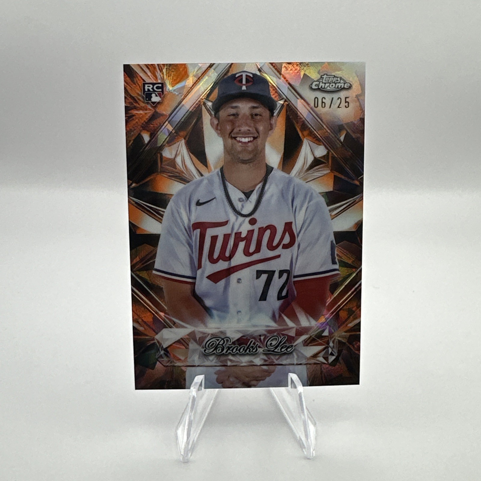 2025 Topps Chrome Sapphire BROOKS LEE (RC) Orange /25-Sapphire Selections #SS-15