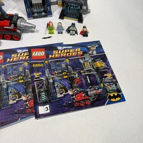 LEGO DC Comics Super Heroes: The Batcave (6860) 99% COMPLETE