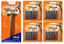 Gillette 7 OClock Trac II Razor Handle + 20 C...