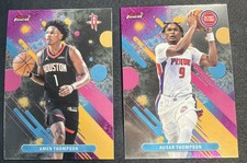 2026 Topps Finest Ausar Thompson 39 Det Pistons Amen Thompson 91 Houston Rockets