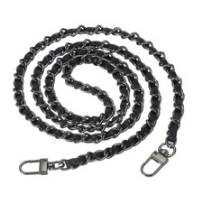 Leather Purse Handle Strap, 47 Inch Purse Strap Replacement DIY Purse Chain S...