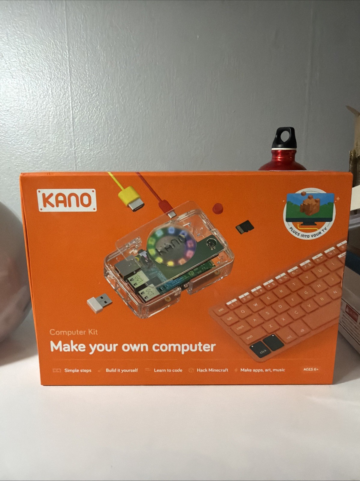 Kano Element 14 Raspberry Pi 3 Make Your Own Computer Kit SEE PHOTOS
