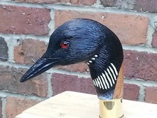 Bird handle wooden hand carved walking stick for men women walking cane