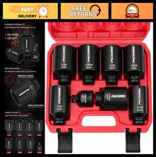 8-Piece 1/2 Drive Deep Impact Socket Set for ...