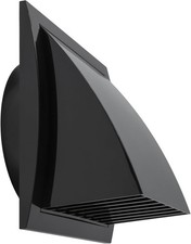 Quality Upgraded 6 Inch (150 Mm) Exhaust Hood Vent with Rain Cover & Backdraft D