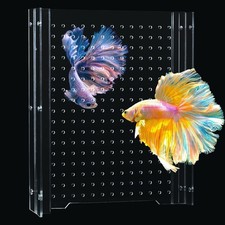 SIKGFPN Acrylic Fish Tank Divider - 2 Gallon Adjustable Clear Aquarium Separator
