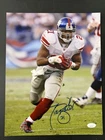 Tiki Barber Signed 11x14 Photo NY Giants Ring Of Honor JSA COA