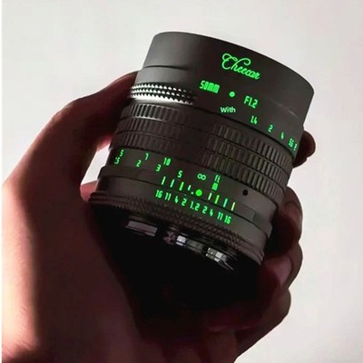 Cheecar 50mm F1.2 APS-C Manual Focus Portrait Lens For Canon Nikon Fuji M43 Sony