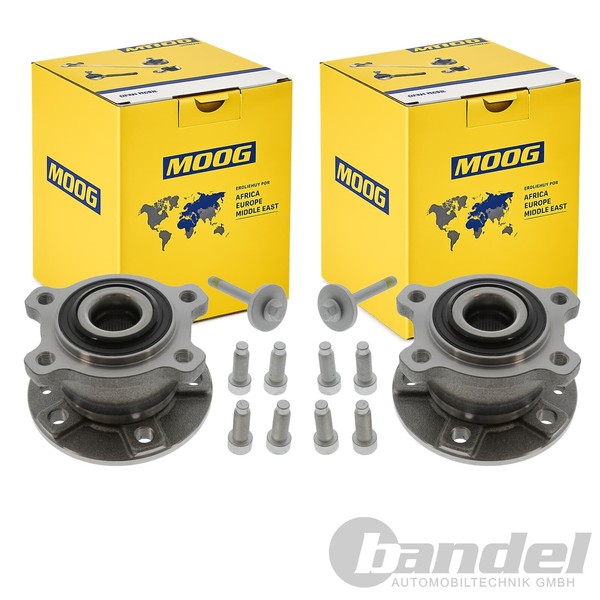 2X Moog RADLAGER-SATZ Radlagersatz Hinten Passend FüR Volvo XC60-image