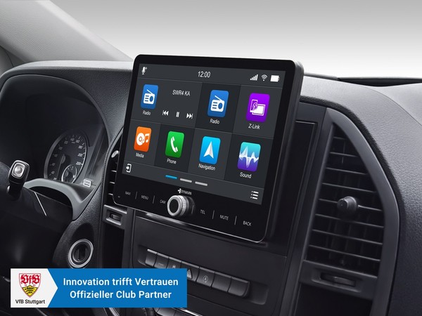 Autoradio Navigation Dab+ Apple Carplay Wireless FüR Mercedes Viano W639 BT-image