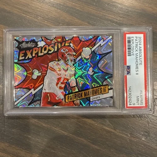 🔥2024 Absolute Patrick Mahomes II Explosive #EX-PMS Chiefs PSA 9🔥