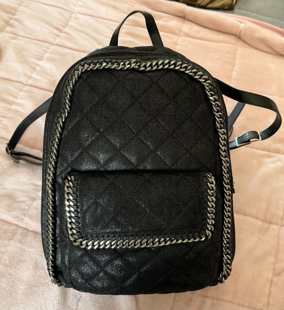 Stella Mccartney Falabella Tie Dye Backpack. Callout! Women Smoke grey Falabella Mini Backpack | Stella McCartney US main image 4