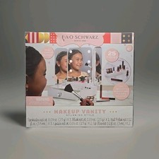 FAO Schwarz Makeup Vanity Mirror Set. New