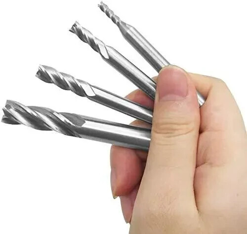 4 Flötenendfrässet metrisch CNC Fräsen Fräser Bohrer Bits Fräser 10 Stck. Neu - Bild 5 von 6