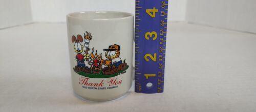Vintage Garfield Pfadfinder Tasse Becher Old North State Council North Carolina Odie - Bild 9 von 9