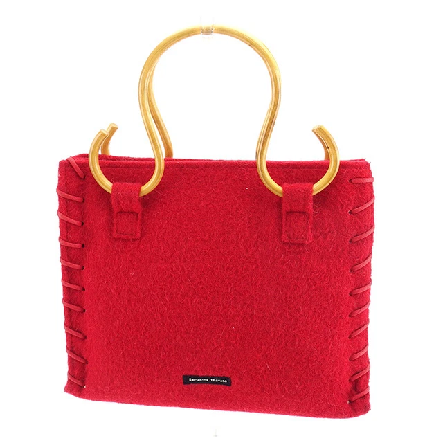 Samantha Thavasa Tote bag Red Beige Woman Authentic Used Y6497 eBay