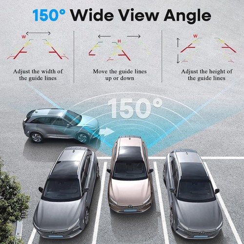 Backup Camera Reverse Car Rear View HD Parking System Night Vision 4.3" Monitor - Picture 5 of 9
