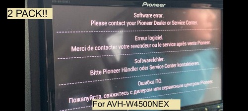 2 PACK! PIONEER AVH-W4500NEX PIONEER AVHW4500NEX SD CARD**GENUINE** Software Fix