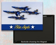 US Navy Blue Angels Handmade 3.25" x 2.25" Fridge Magnet (PMW12024)