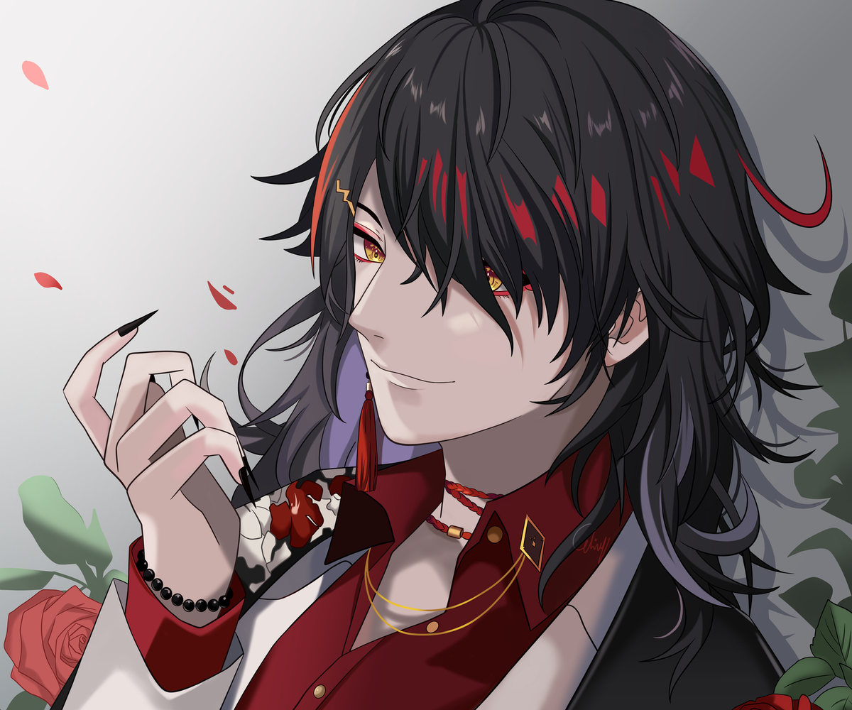 Anime virtual youtuber nijisanji vox akuma Playmat Gaming Mat