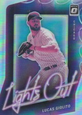 2021 Donruss Optic Lucas Giolito Lights Out #LO8 Prizm