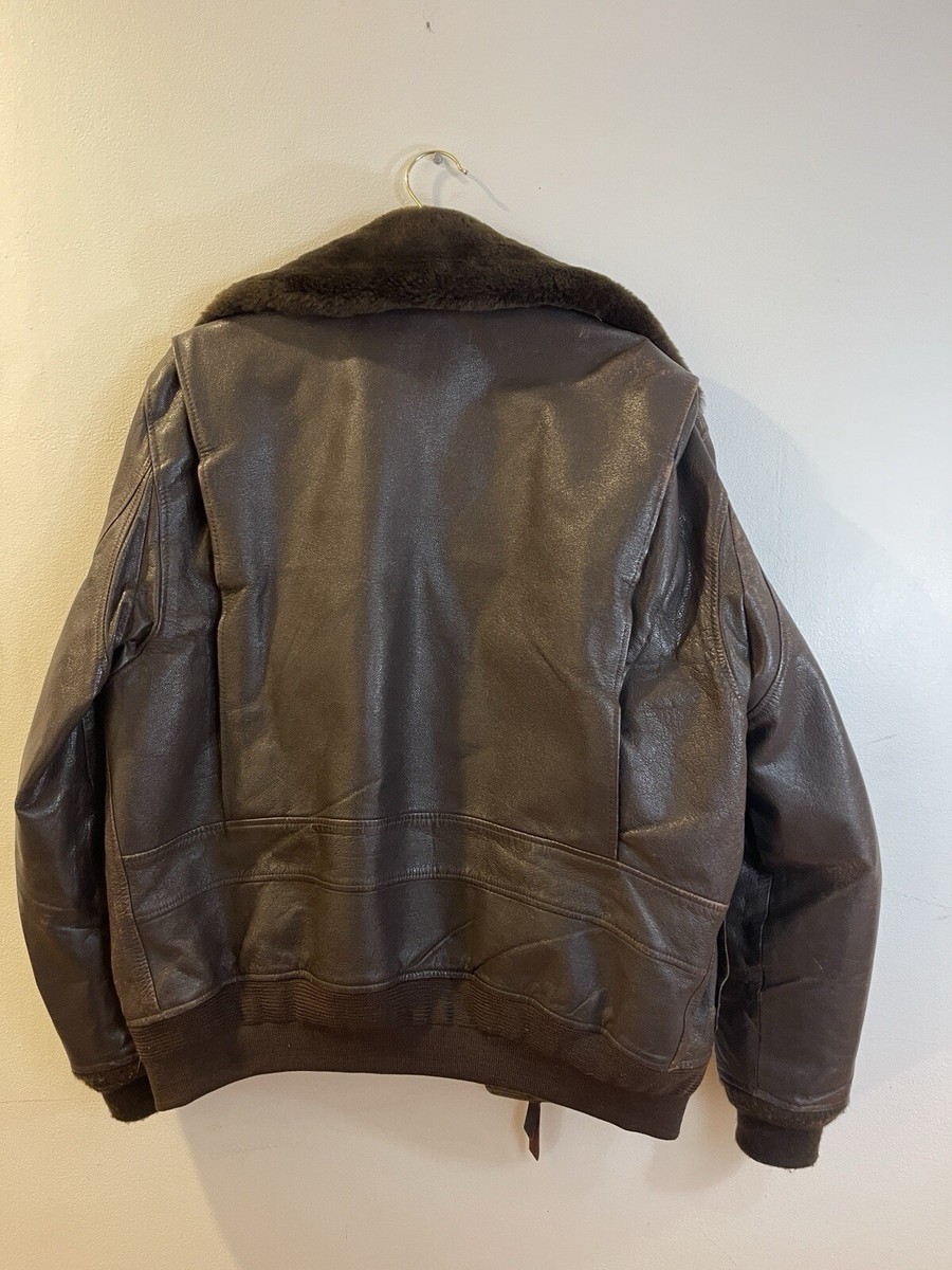 Vintage 1960s USN Flyers Intermediate Type G-1 Goatskin Jacket