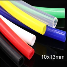 Silicone Tubing All Colours -60  to 180  Safe Air Water Fluid Tube 10mm x 13mm