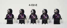 Lego Ninjago Nindroid  Minifigure Lot of 5 70720 70728 njo093 w/ Weapons