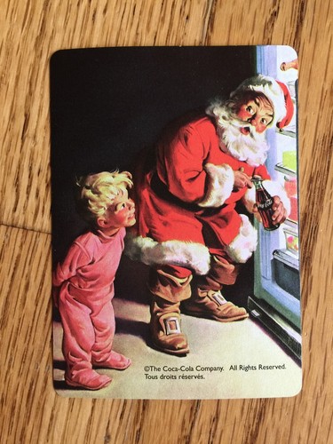 Vintage 2 Decks Coca Cola Santa Playing Cards In Collectors Tin 11th in Series - Picture 2 of 12