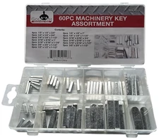 Goliath Industrial 60pc Machinery Key Assortment Kit 13 Different Sizes ~ MKA60