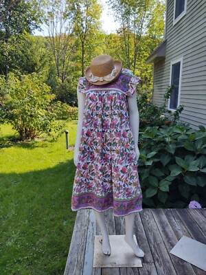 Vintage Cotton Homemade Dress | eBay