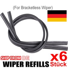 6 Stück. Scheibenwischergummi Wischergummi Ersatzgummi 660mm/26" Wiper Refills