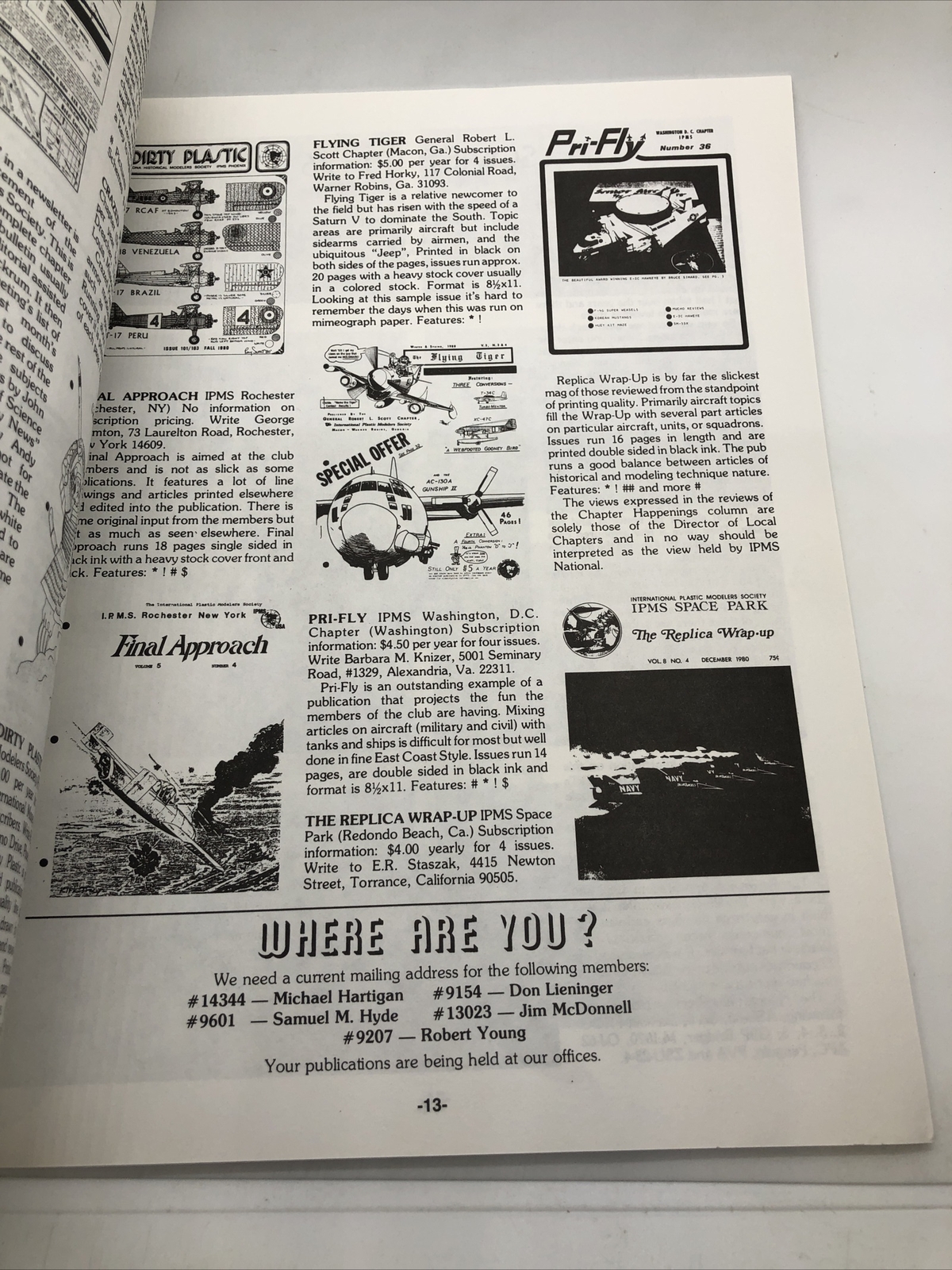 International Plastic Modelers Society USA UPDATE Vol. 16, No. 3