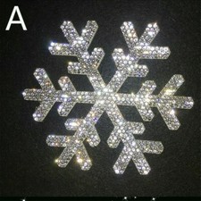 Diamante Car Sticker Shiny Butterfly Snowflake Star Sparkle Rhinestone Cute Arts