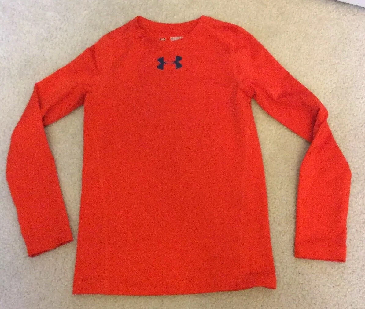 orange under armour base layer