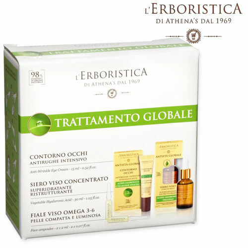 L'Erboristica Set Regalo Donna Contorno Occhi + Siero + Fiale Viso Omega 3  | eBay