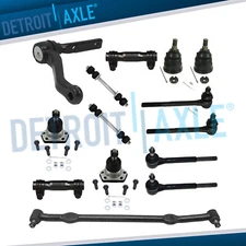 14pc Ball Joint Tie Rods Sway Bars Pitman Kit for Chevy Pontiac Oldsmobile Buick
