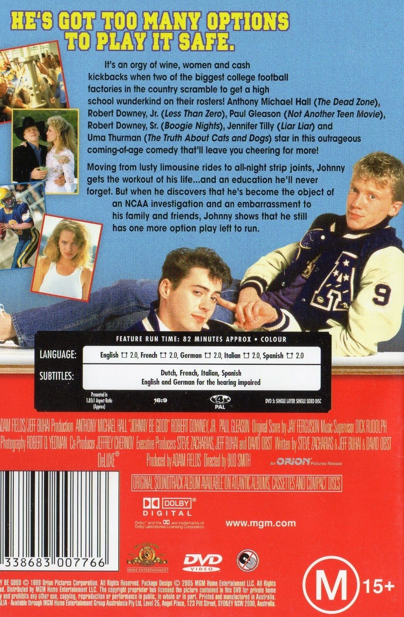 洋画・外国映画 JONNY BE GOOD DVD Johnny Be Good 1988 DVD (2009) USED Very Good Condition