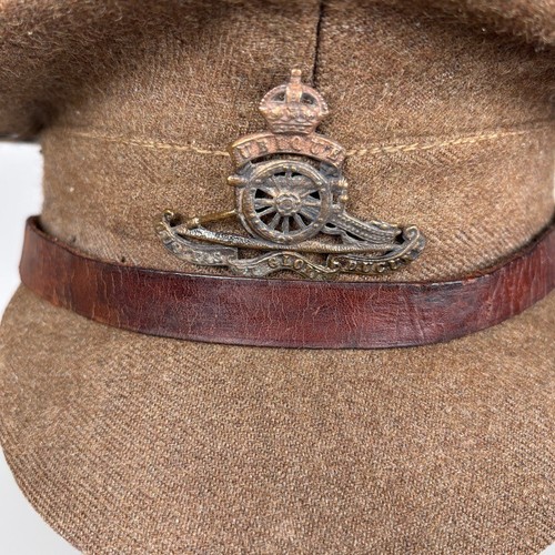 ORIGINAL BRITISH ARMY ORDINARY RANKS 1922 PATTERN CAP ROYAL ARTILLERY BADGE - Picture 3 of 19