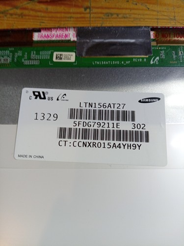 Dalle Ecran Samsung LTN156AT27 1366x768 Mat 40pin 25mm - Picture 3 of 5