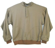 Zero Restriction Mens XL Golf Outerwear 1/4 Zip Jacket Size Medium M Brown