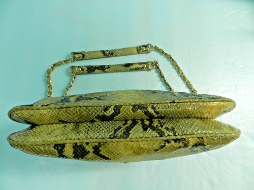 NEW DKNY~DONNA KARAN NY~PYTHON HANDBAG~PURSE~SHOULDERBAG-AUTHENTIC STUNNING BAG - Picture 11 of 12