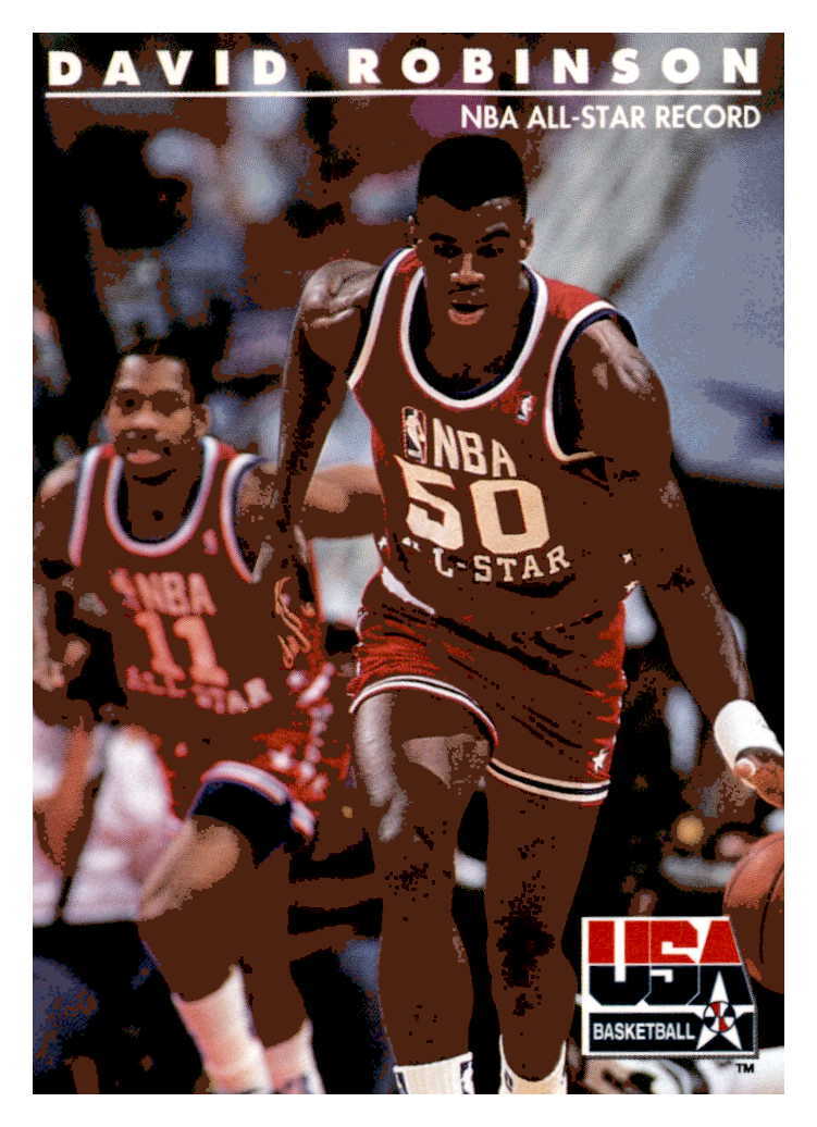 1992 SkyBox USA  David Robinson  79